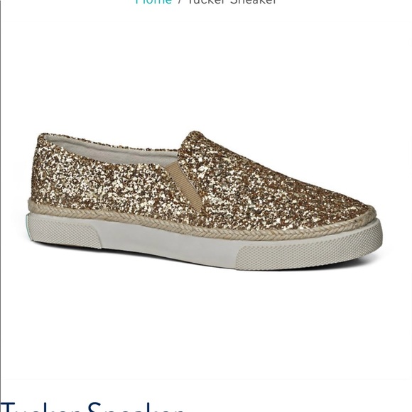 Jack Rogers Shoes - New! Jack Rogers Tucker Sneaker Gold sparkle 6.5
